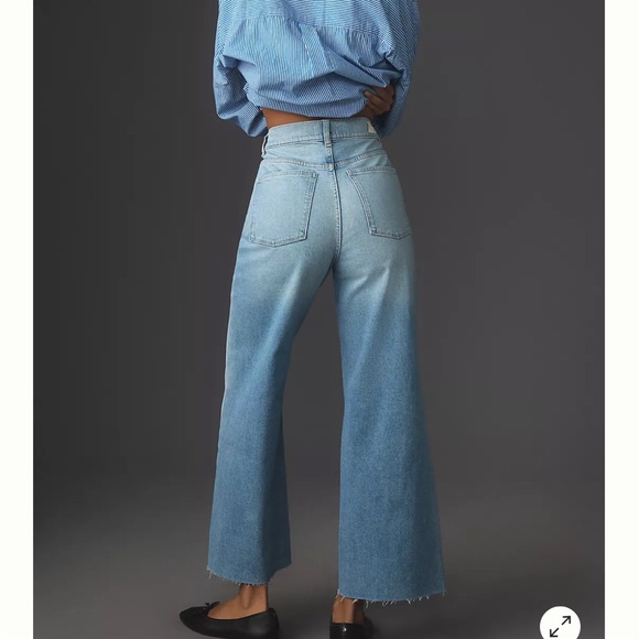 Anthropologie‎ HEPBURN HIGH-RISE WIDE-LEG JEANS - Picture 3 of 7